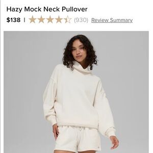Alo Hazy Mockneck Pullover